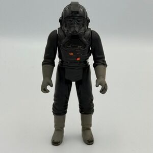 Vintage 1982 Kenner Star Wars TIE Fighter Pilot Action Figure Hong Kong 3.75in
